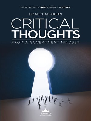 cover image of Critical Thoughts From a Government Mindset
